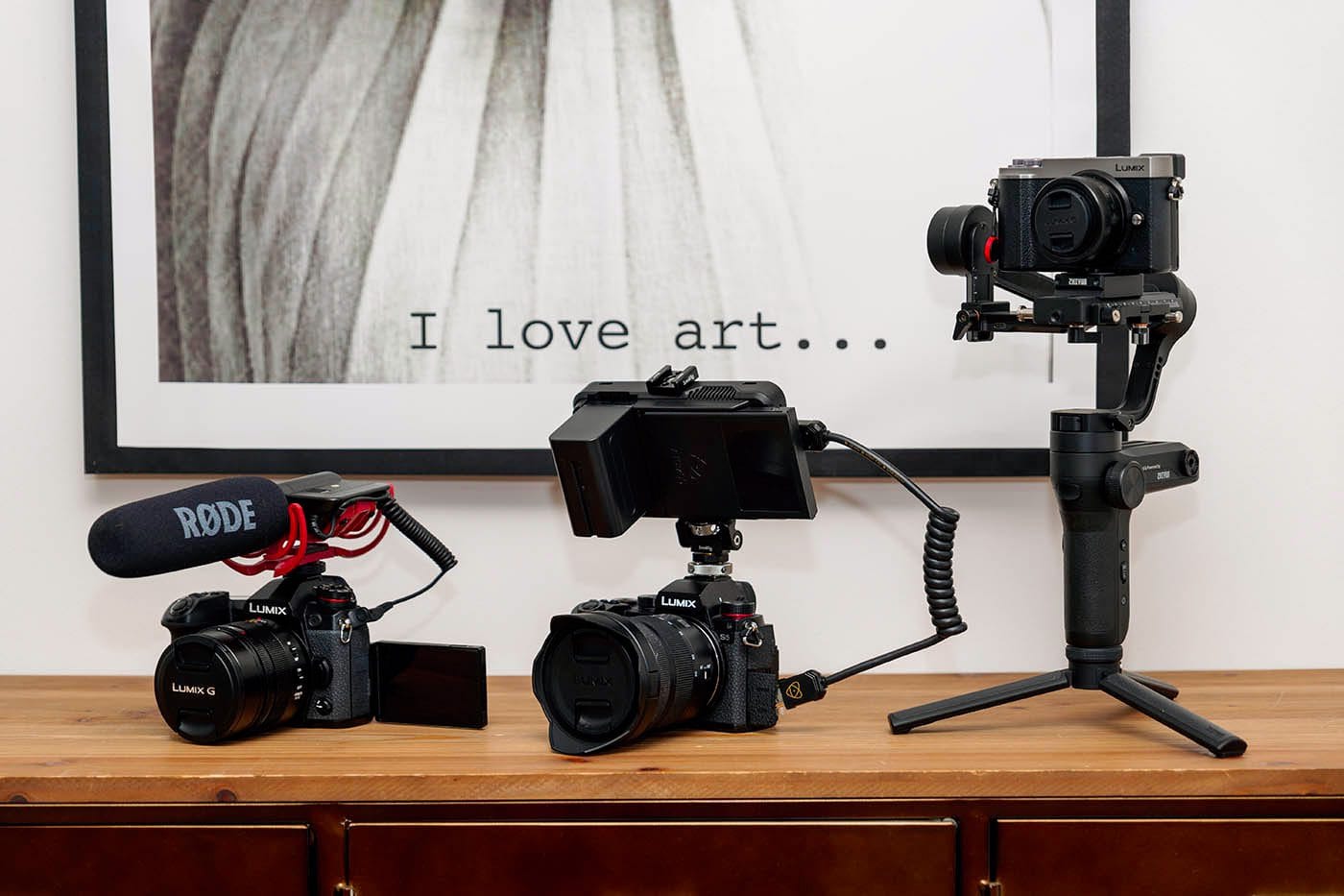 Différents équipement d'appareil photo